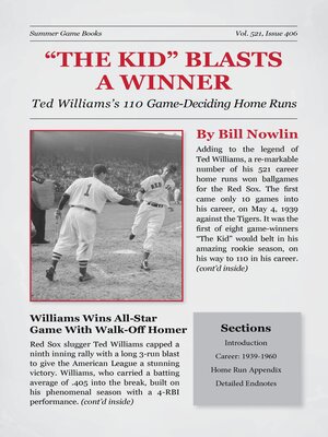 cover image of "The Kid" Blasts a Winner